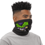 Dragon Ball Z Perfect Cell Art Face Covering Neck Gaiter