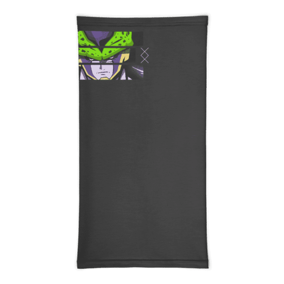 Dragon Ball Z Perfect Cell Art Face Covering Neck Gaiter