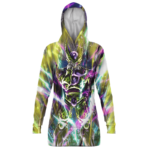 Dragon Ball Z Perfect Cell Cool Print Hoodie Dress