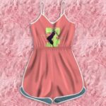 Dragon Ball Z Piccolo Free Floating Green and Pinkish Romper