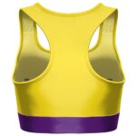 Dragon Ball Z Piccolo Post Boy Yellow Sports Bra
