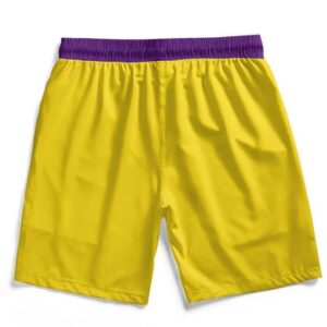 Dragon Ball Z Piccolo Post Boy Yellow Swim Shorts
