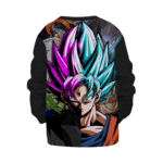 DBZ Goku Black & Goku Blue Fused Children's Sweater