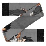 Dragon Ball Z Prince Vegeta Saiyan Suit Gray Wool Scarf