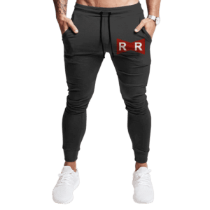 Dragon Ball Z Red Ribbon Army Logo Cool Dark Track Pants