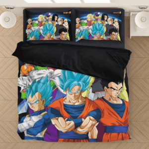 Dragon Ball Z Resurrection F Goku Team Vs Frieza Bedding Set