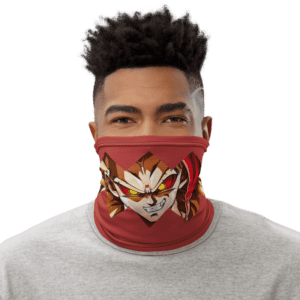 DBZ Frieza Supreme Inspired Perfect Supremacy Red Face Mask