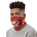 Dragon Ball Z Rycon Badass Red Face Covering Neck Gaiter