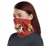 Dragon Ball Z Rycon Badass Red Face Covering Neck Gaiter
