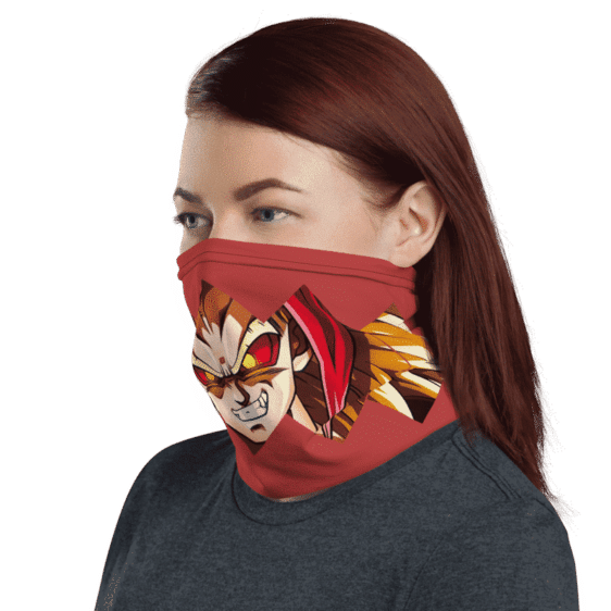 Dragon Ball Z Rycon Badass Red Face Covering Neck Gaiter