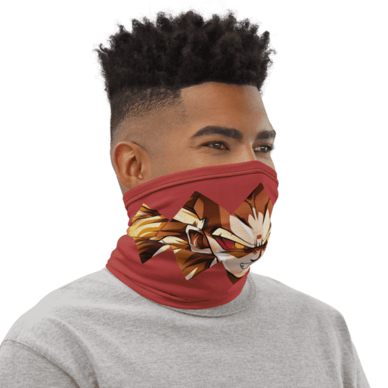 Dragon Ball Z Rycon Badass Red Face Covering Neck Gaiter