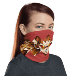 Dragon Ball Z Rycon Badass Red Face Covering Neck Gaiter