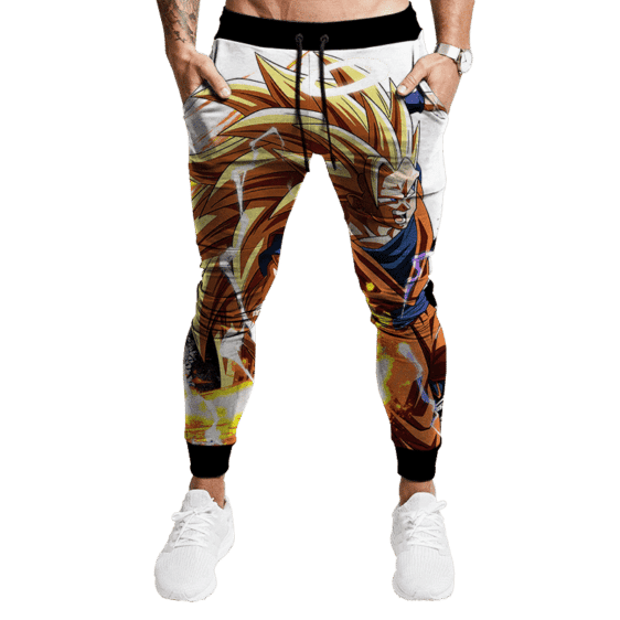 Dragon Ball Z SSJ3 Goku HD Epic All Over Jogger Pants