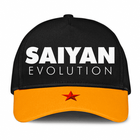 Dragon Ball Z Saiyan Evolution Statement Art Black Trucker Hat