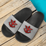 Dragon Ball Z Saiyan Royal Family Crest Gray Awesome Slide Slippers