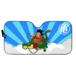 Dragon Ball Z Shenron And Kid Goku Art Car Sun Shield