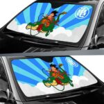 Dragon Ball Z Shenron And Kid Goku Art Car Sun Shield