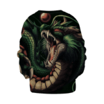 Dragon Ball Z Shenron Scary Awesome Dope Green Kids Sweatshirt