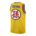 Dragon Ball Z Son Family Symbol Yellow NBA Jersey