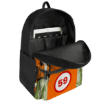 Dragon Ball Z Son Goku 59 Design Minimalist Orange Backpack