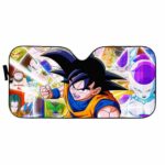 Dragon Ball Z Son Goku And The Villains Car Sun Shield