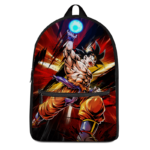 Dragon Ball Z Son Goku Base Form Ball Of Energy Canvas Backpack