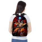 Dragon Ball Z Son Goku Base Form Ball Of Energy Canvas Backpack