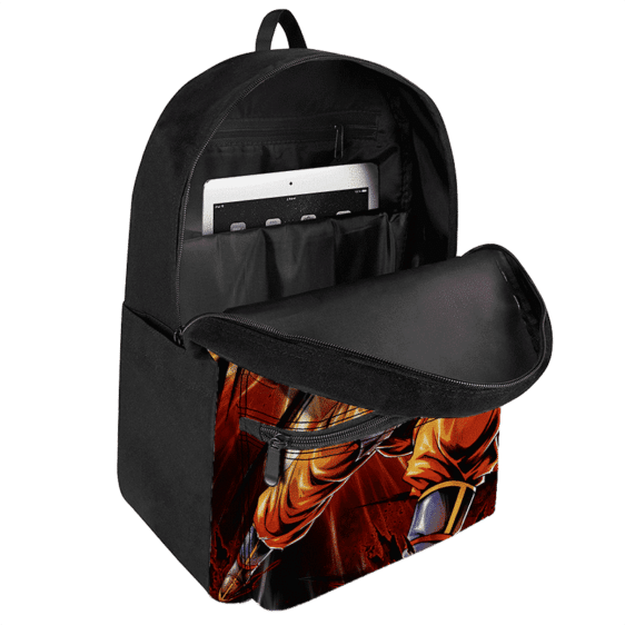 Dragon Ball Z Son Goku Base Form Ball Of Energy Canvas Backpack