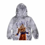 Dragon Ball Z Son Goku In His Ultra Instinct Form Kids Hoodie