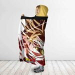 Dragon Ball Z Son Goku Pov Beatdown By Broly Hooded Blanket