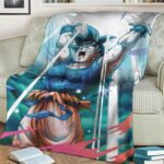 Dragon Ball Z Son Goku Spirit Ball Amazing Fleece Blanket