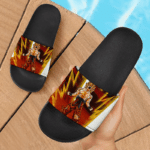 Dragon Ball Z Son Goku Super Saiyan 2 Charging Up Cool Slide Footwear