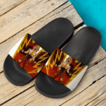 Dragon Ball Z Son Goku Super Saiyan 2 Charging Up Cool Slide Footwear