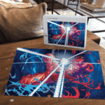 Dragon Ball Z Son Goku Super Saiyan Red Kamehameha Portrait Puzzle