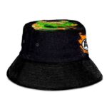 Dragon Ball Z Son Goku Symbol Style Black Bucket Hat
