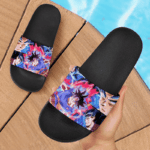 Dragon Ball Z Son Goku Ultra Instinct Collage Cool Slide Footwear