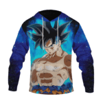 Dragon Ball Z Son Goku Ultra Instinct With Blue Aura Hoodie