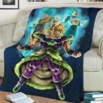 Dragon Ball Z Son Goku Vegeta Broly Super Saiyan Trio Cool Blanket