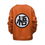 Dragon Ball Z Son Goku's Wisdom Kanji Logo Kids Sweatshirt