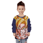 Dragon Ball Z Super Saiyan 2 Goku Scarred Kids Sweatshirt