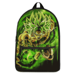 Dragon Ball Z Super Saiyan Broly Green Aura Dope Backpack