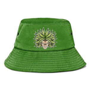 Dragon Ball Z Super Saiyan Broly Green Powerful Bucket Hat