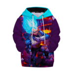 Dragon Ball Z Super Saiyan God Vegeta cool Kids Hoodie