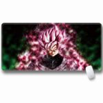 Dragon Ball Z Super Saiyan Goku Black Rose Large Mouse Pad