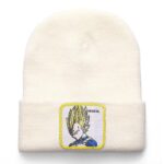 Dragon Ball Z Super Saiyan Vegeta White Winter Beanie