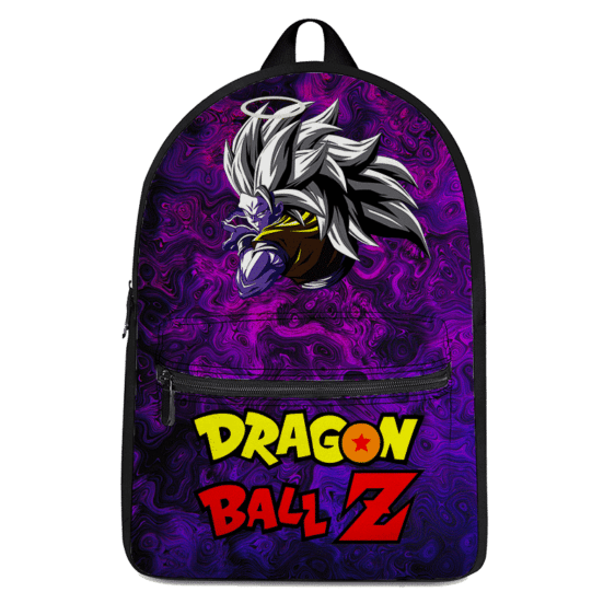 Dragon Ball Z Trippy Universe Goku SSJ3 Awesome Purple Backpack