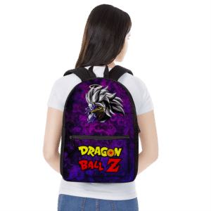Dragon Ball Z Trippy Universe Goku SSJ3 Awesome Purple Backpack