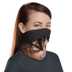 Dragon Ball Z Uub VS Majin Buu Black Face Covering Neck Gaiter