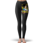 Dragon Ball Z Vegeta Fresh Prince Parody Black Leggings