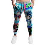 Dragon Ball Z Vegeta Goku SSGSS Colorful Dope Track Pants